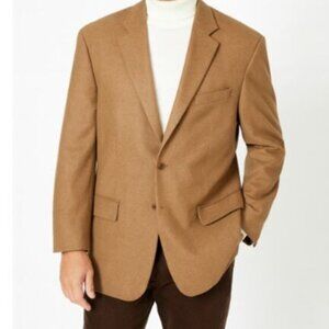 VTG Loro Piano Silverstone Cashmere Camel Brown Men Blazer Canada SZ 46R /XL/XXL